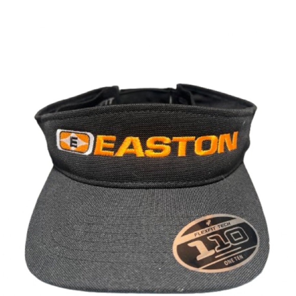 Easton Black Visor with Bold yellow Embroidery